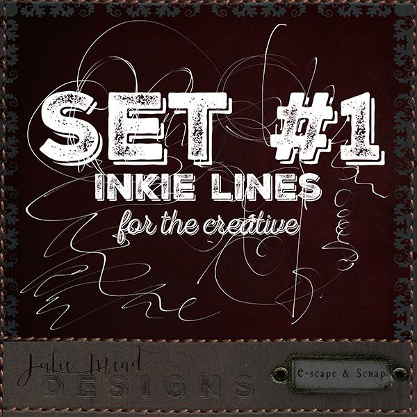 Inkie Lines for the Creative Set 1 by Julie Mead