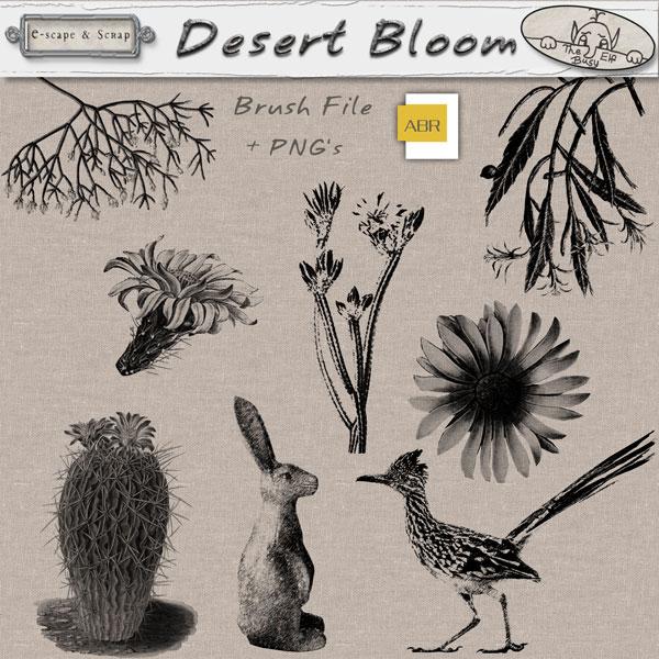 Desert Bloom CU-PU Brushes by The Busy Elf
