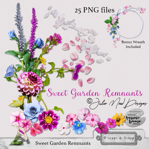 Sweet Garden Remnants by Julie Mead