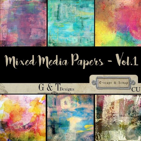 Mixed Media Papers 1
