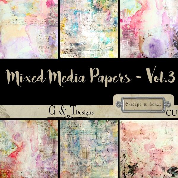 Mixed Media Papers 3