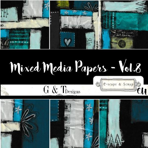 Mixed Media Papers 8