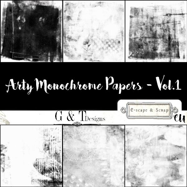 Arty Monochrome Papers 1