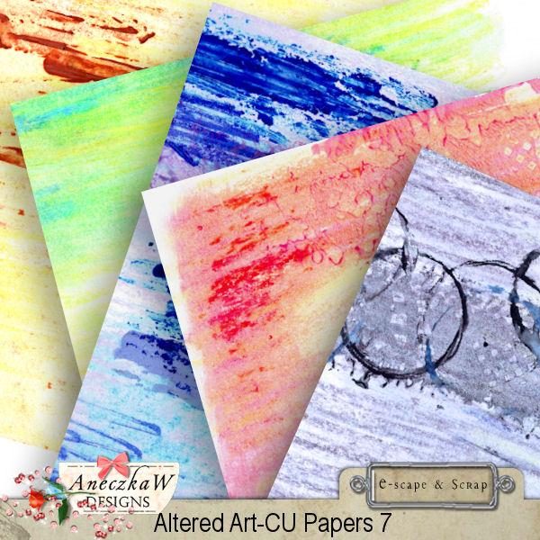 Altered Art- CU Papers 7 by AneczkaW