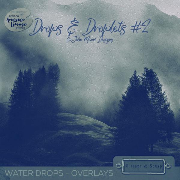 Drops and Droplets Set 2 by Julie Mead