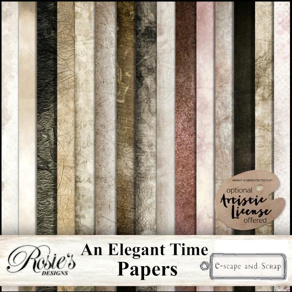 An Elegant Time Papers by Rosie's Designs