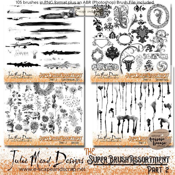 The Super Brush Assortment Set 2 by Julie Mead