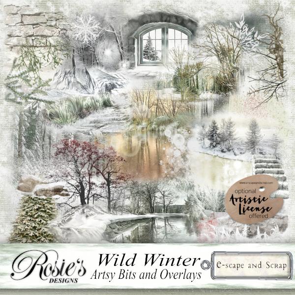 Wild Winter Artsy Bits by Rosie's Designs
