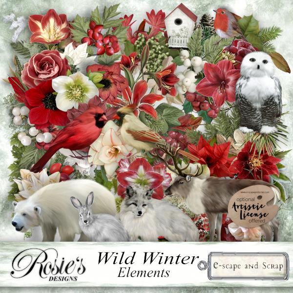 Wild Winter Elements by Rosie's Designs