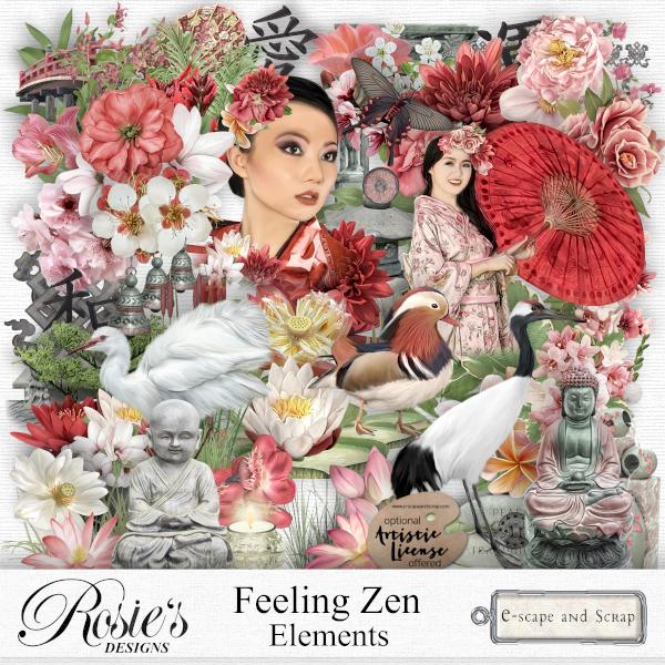 Feeling Zen Elements by Rosie's Designs