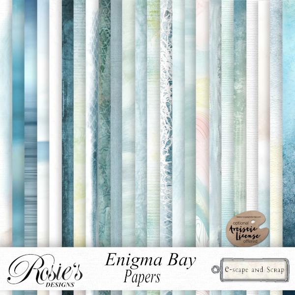 Enigma Bay Papers by Rosie's Designs