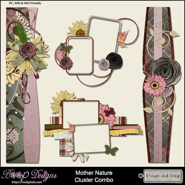 Mother Nature Cluster Combos by Boop Designs
