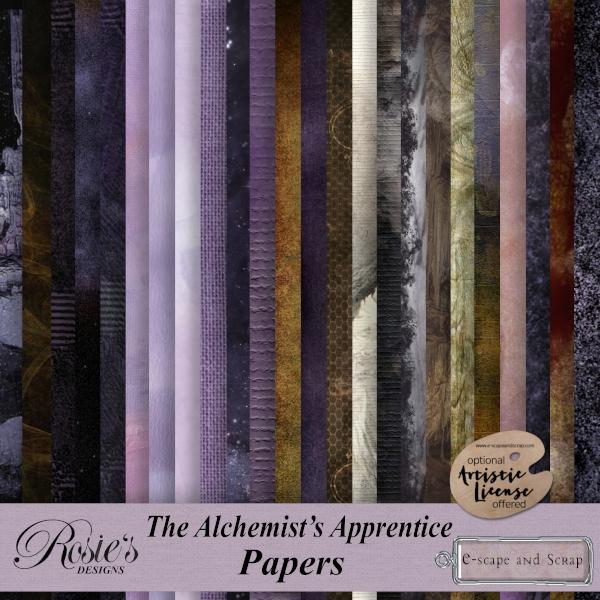 The Alchemists Apprentice Papers by Rosie's Designs