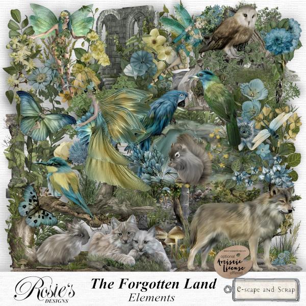The Forgotten Land Elements by Rosie's Designs