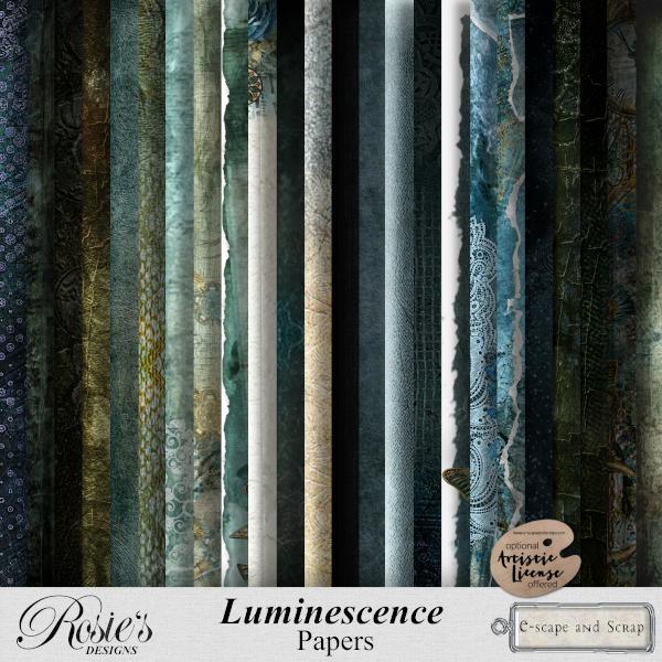 Luminescence Papers by Rosie's Designs