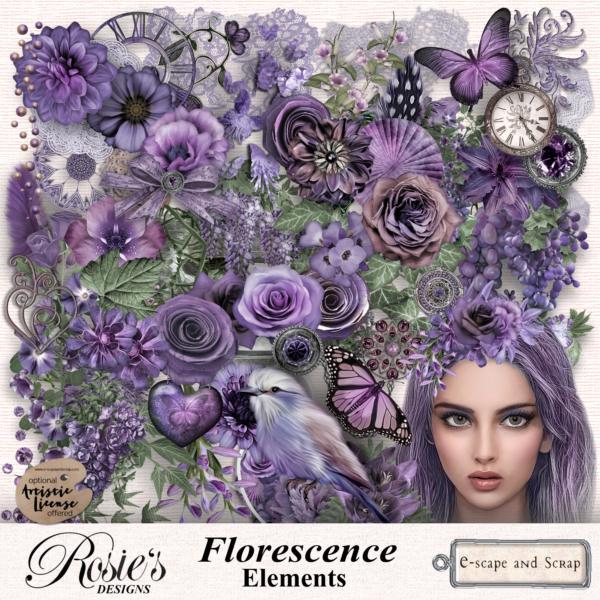 Florescence Elements by Rosie's Designs