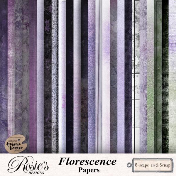 Florescence Papers by Rosie's Designs