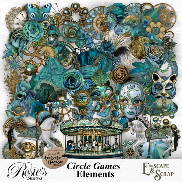 Circle Games Elements by Rosie's Designs
