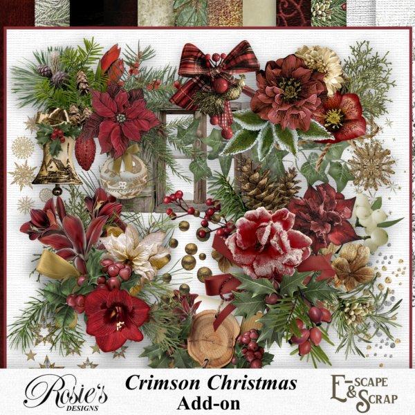 Crimson Christmas Kit Add On by Rosie's Designs
