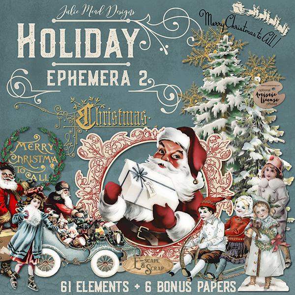 Holiday Ephemera 2 by Julie Mead