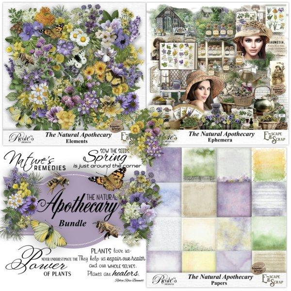 The Natural Apothecary Bundle by Rosie's Designs