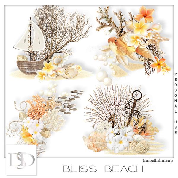 Bliss Beach Elements by DsDesign