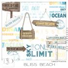  Bliss Beach Label and Wordart by DsDesign 