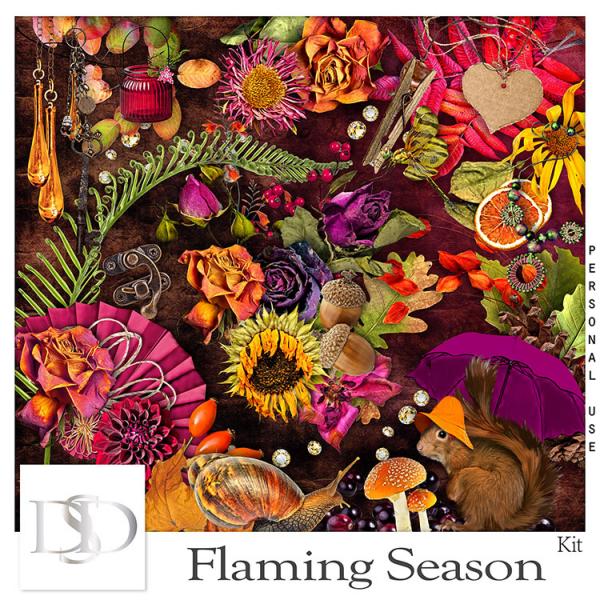 Flaming Season Kit by DsDesign