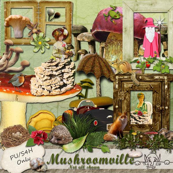 Mushroomville by The Busy Elf