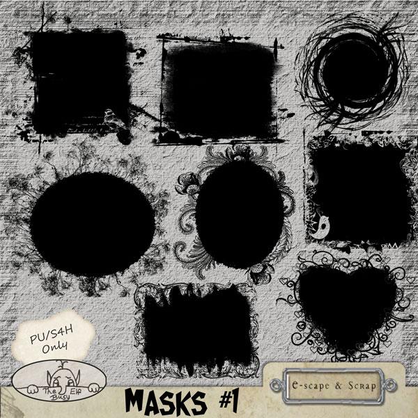 Masks 1 by The Busy Elf