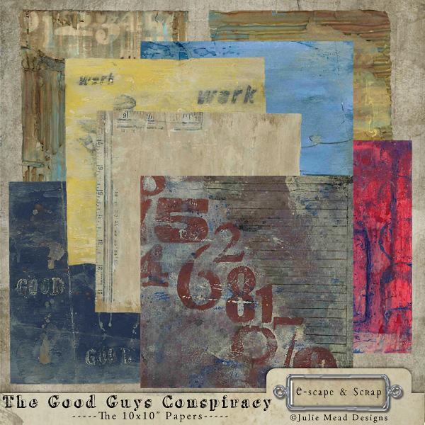 The Good Guys Conspiracy 10x10 Papers by Julie Mead