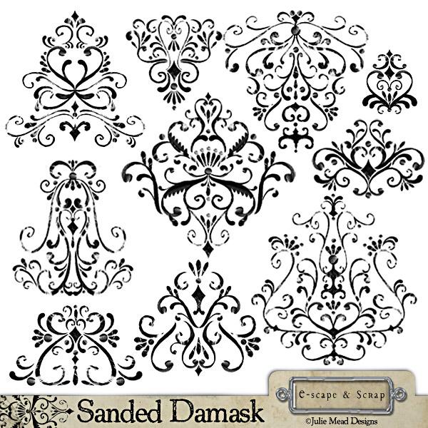 Sanded Damask by Julie Mead