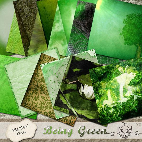 Being Green Kit by The Busy Elf