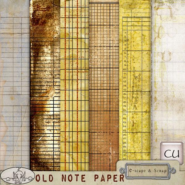 Old Note Paper CU by The Busy Elf