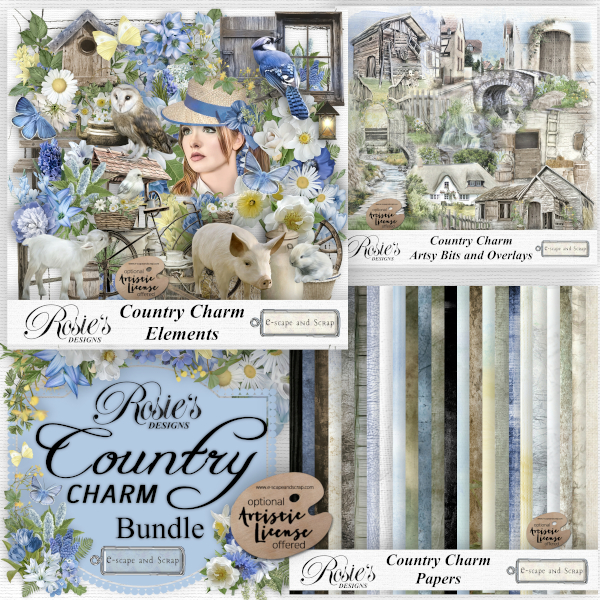 Country Charm Bundle by Rosie's Designs - Click Image to Close