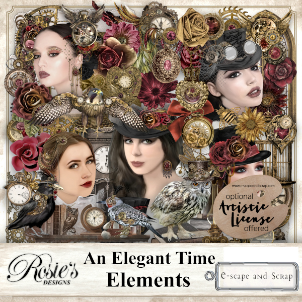 An Elegant Time Elements by Rosie's Designs - Click Image to Close