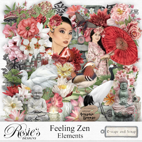 Feeling Zen Elements by Rosie's Designs - Click Image to Close
