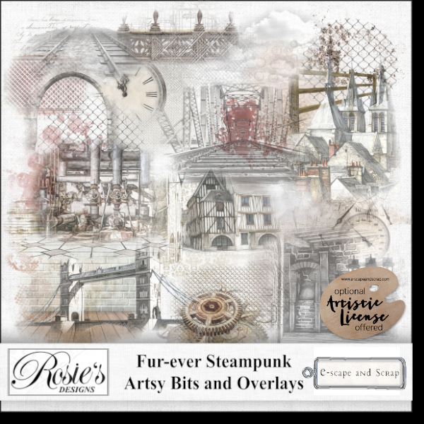 Fur Ever Steampunk Artsy Bits by Rosie's Designs - Click Image to Close