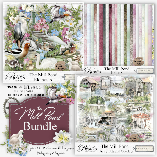 The Mill Pond Bundle by Rosie's Designs - Click Image to Close