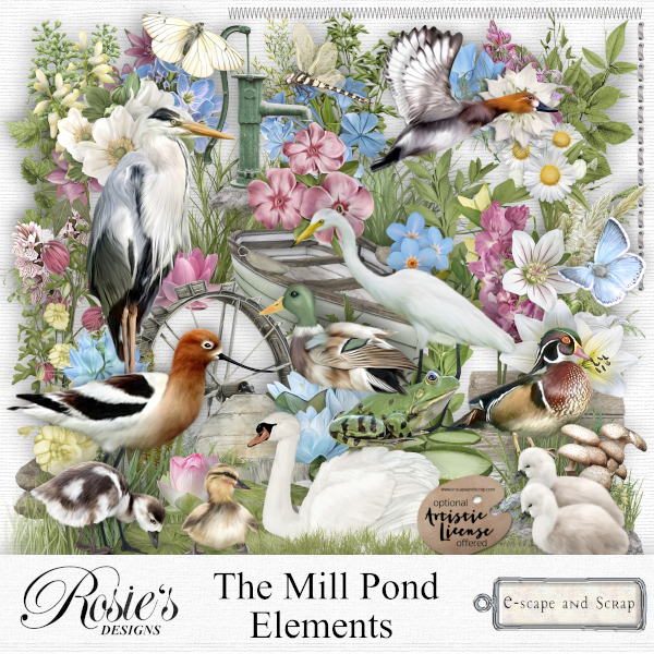 The Mill Pond Elements by Rosie's Designs - Click Image to Close