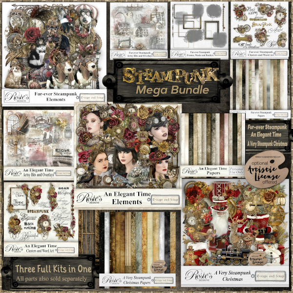 Steampunk Bundle by Rosie's Designs - Click Image to Close