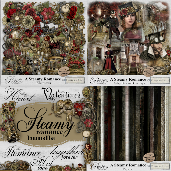 A Steamy Romance Bundle by Rosie's Designs - Click Image to Close