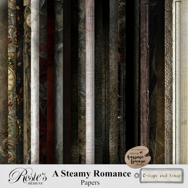 A Steamy Romance Papers by Rosie's Designs - Click Image to Close
