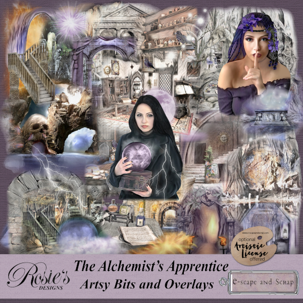 The Alchemists Apprentice Artsy Bits by Rosie's Designs - Click Image to Close