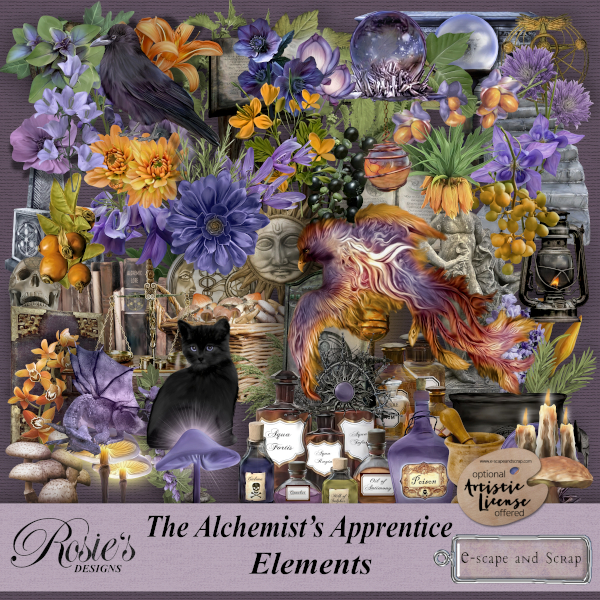 The Alchemists Apprentice Elements by Rosie's Designs - Click Image to Close