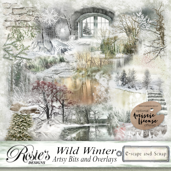 Wild Winter Artsy Bits by Rosie's Designs - Click Image to Close