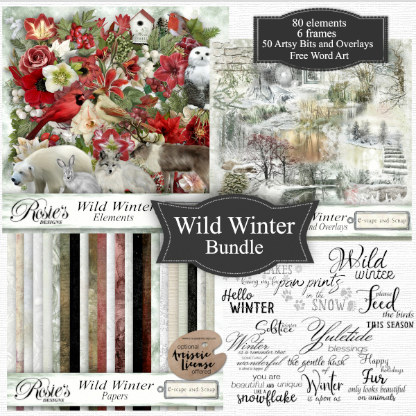 Wild Winter Bundle by Rosie's Designs - Click Image to Close