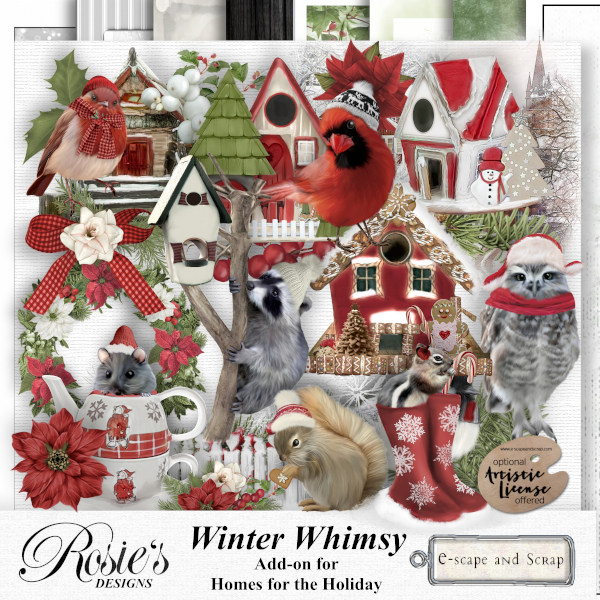 Winter Whimsy Kit by Rosie's Designs - Click Image to Close