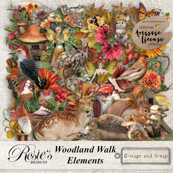 Woodland Walk Elements by Rosie's Designs - Click Image to Close
