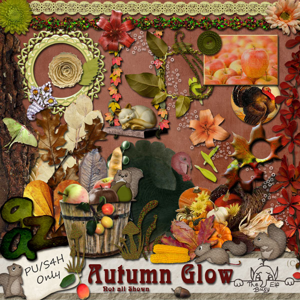 Autumn Glow Kit by The Busy Elf - Click Image to Close
